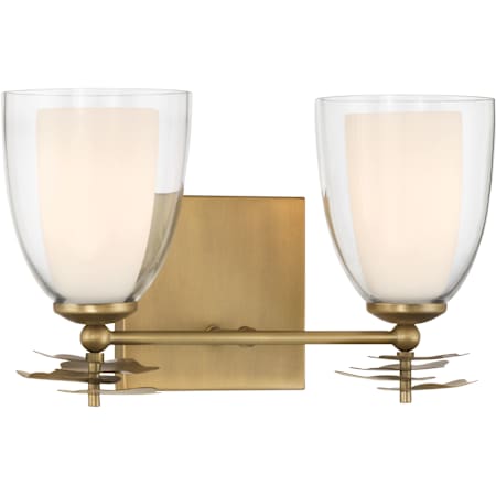 Minka Lavery Elowen 2 Light 13" Wide Vanity Light Legacy Brass