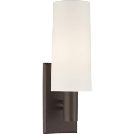 Minka Lavery Draxen 18" Tall Wall Sconce with Linen Shade Dark Bronze