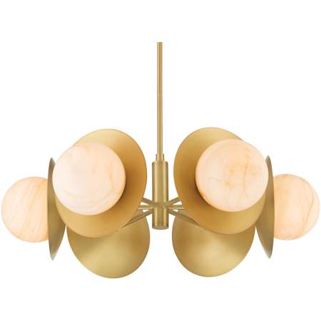 Minka Lavery Olenne 6 Light 28" Wide Multi Light Pendant Legacy Brass