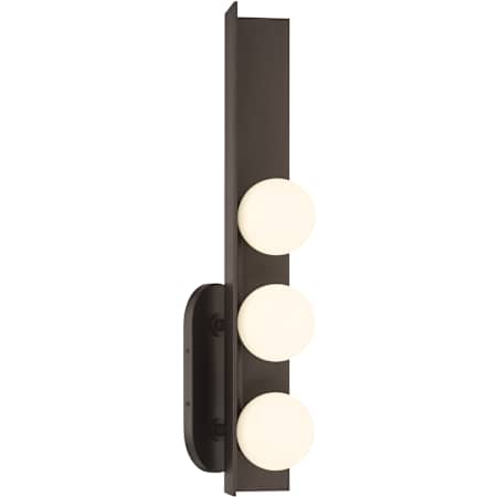 Minka Lavery Vestra 25" Tall LED Wall Sconce with Etched, Opal Glass Shades Dark Bronze