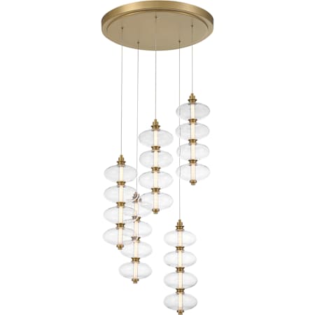 Minka Lavery Bollavino 20" Wide LED Multi Light Pendant Legacy Brass