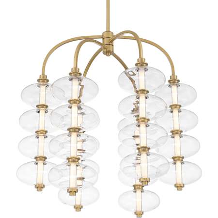 Minka Lavery Bollavino 24" Wide LED Multi Light Pendant Legacy Brass