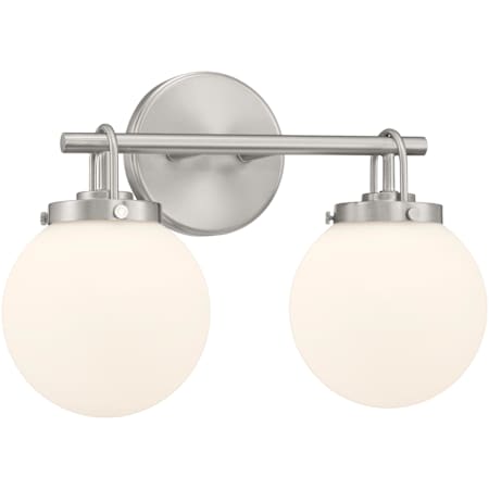 Minka Lavery Ortesa 2 Light 15" Wide Vanity Light Brushed Nickel