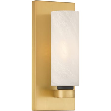 Minka Lavery Wexmere 11" Tall Wall Sconce with Alabaster Glass Shade Legacy Brass