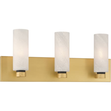Minka Lavery Wexmere 3 Light 22" Wide Vanity Light with Alabaster Glass Shades Legacy Brass