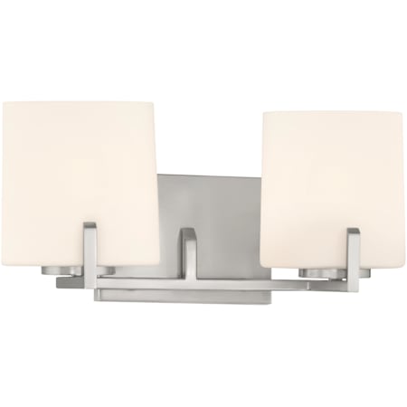 Minka Lavery Mirelle 2 Light 16" Wide Vanity Light Brushed Nickel