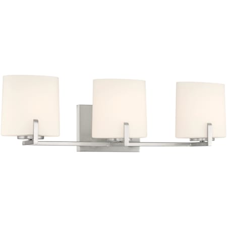 Minka Lavery Mirelle 3 Light 25" Wide Vanity Light Brushed Nickel