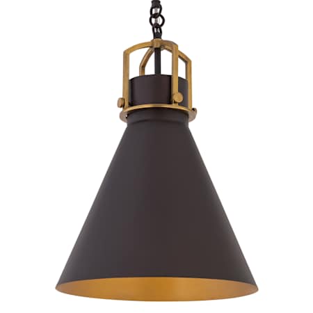 Minka Lavery Fenric 14" Wide Pendant Dark Bronze