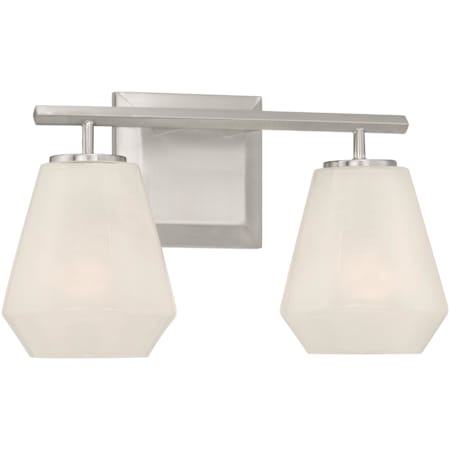 Minka Lavery Siena 2 Light 14" Wide Vanity Light Brushed Nickel
