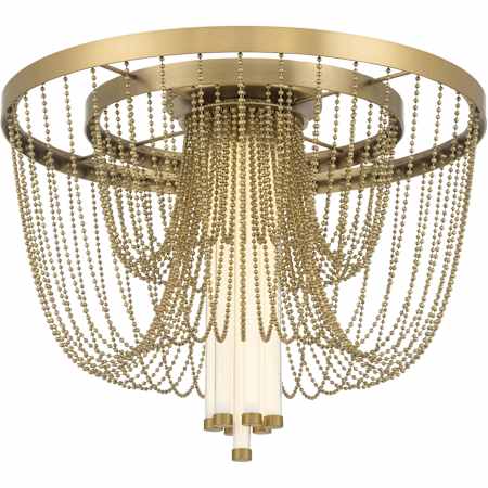 Minka Lavery Jezelle 24" Wide LED Flush Mount Waterfall Ceiling Fixture Legacy Brass