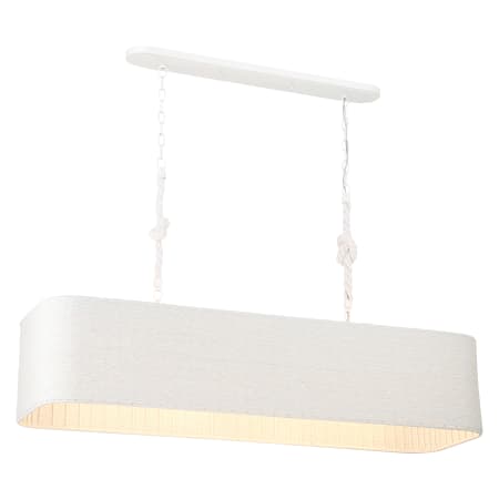 Minka Lavery Lodelle 4 Light 48" Wide Linear Chandelier Matte White