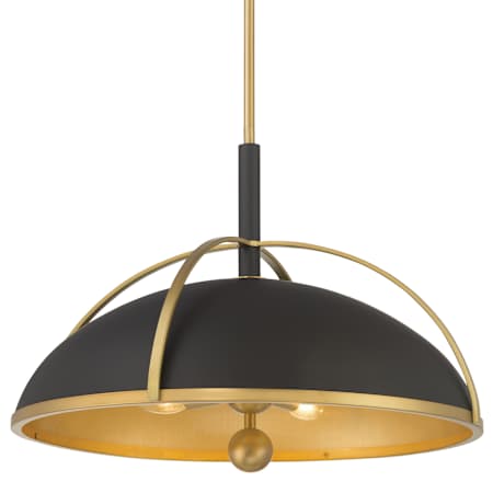 Minka Lavery Yorkshire 4 Light 21" Wide Pendant Dark Matte Black