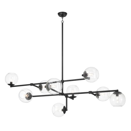 Minka Lavery Millikan 9 Light 64" Wide Multi Light Pendant Coal