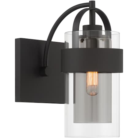 Minka Lavery Ravik 5" Wide Vanity Light Dark Matte Black
