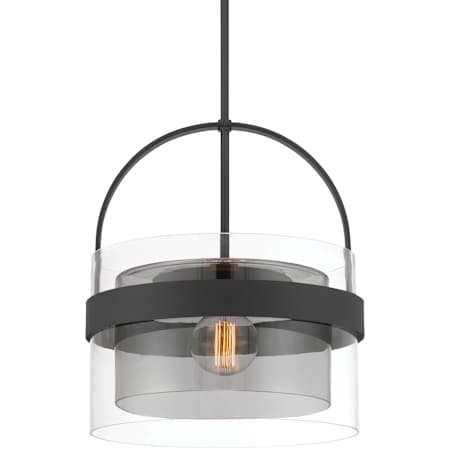 Minka Lavery Ravik 16" Wide Pendant Dark Matte Black