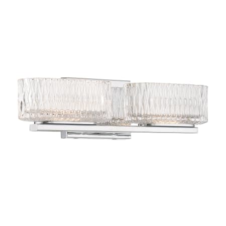 Minka Lavery Sparren 2 Light 17" Wide LED Vanity Light Chrome
