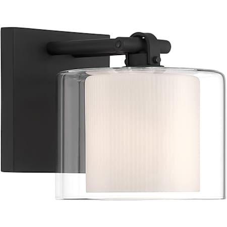 Minka Lavery Seville 6" Wide Vanity Light Dark Matte Black