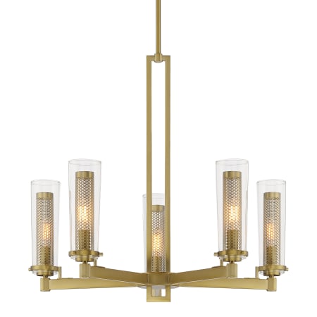 Minka Lavery Emmerham 5 Light 26" Wide Chandelier Soft Brass