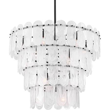 Minka Lavery Oldmill 15 Light 37" Wide Pendant Dark Matte Black