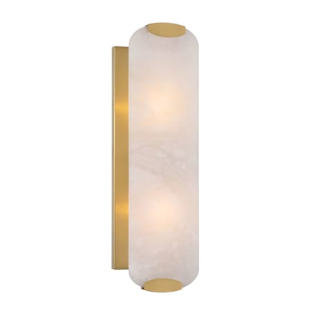Minka Lavery Glowstone 2 Light 18" Tall Wall Sconce Legacy Brass
