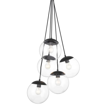 Minka Lavery Auresa 5 Light 22" Wide Pendant Coal