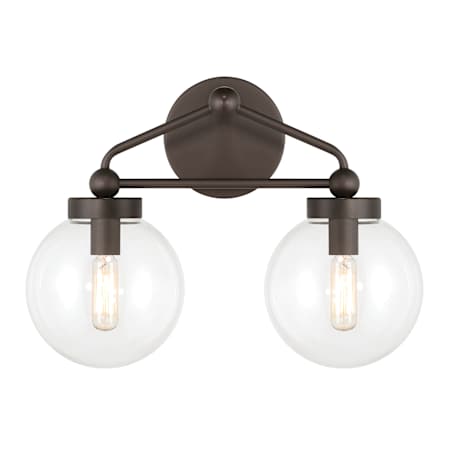 Minka Lavery Stella 2 Light 15" Wide Bathroom Vanity Light Dark Bronze