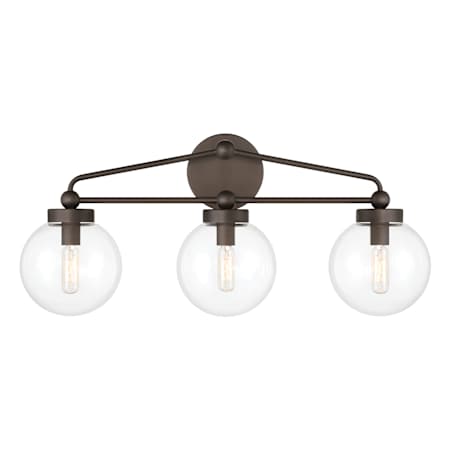 Minka Lavery Stella 3 Light 24" Wide Bathroom Vanity Light Dark Bronze