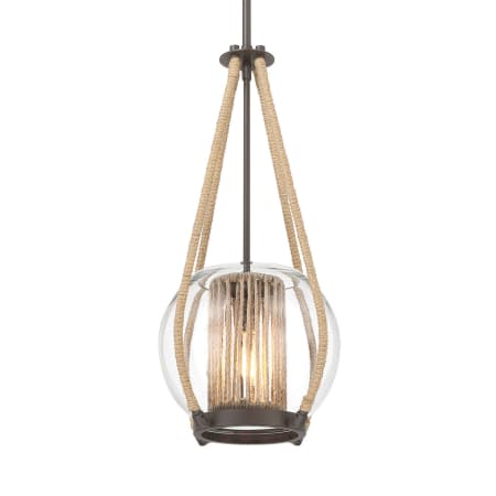 Minka Lavery Stutterhein 17" Wide Pendant Sand Bronze