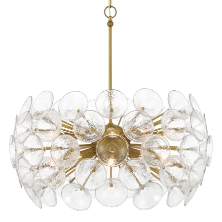 Minka Lavery Winter 10 Light 30" Wide Sputnik Chandelier Soft Brass