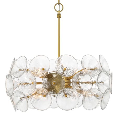 Minka Lavery Winter 8 Light 22" Wide Sputnik Chandelier Soft Brass