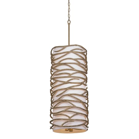 Minka Lavery Branch Reality 9 Light 16" Wide Pendant Textured Ashen Gold