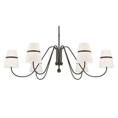 Minka Lavery Althia 6 Light 44" Wide Chandelier Textured Dark Bronze