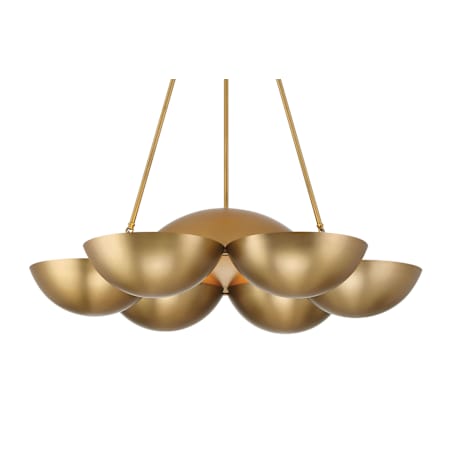 Minka Lavery Ivy Lane 6 Light 36" Wide Abstract Chandelier Legacy Brass