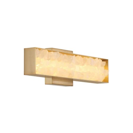 Minka Lavery Divinely 5" Tall LED Wall Sconce with Acrylic Shade - 17" Wide ADA Compliant Celeste Brass