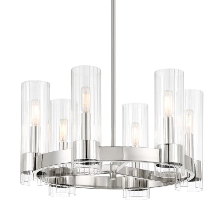 Minka Lavery Vernon Place 6 Light 20" Wide Ring Chandelier Chrome