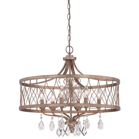 Minka Lavery 6 Light Single Tier Chandeliers from the West Liberty Collection Olympus Gold