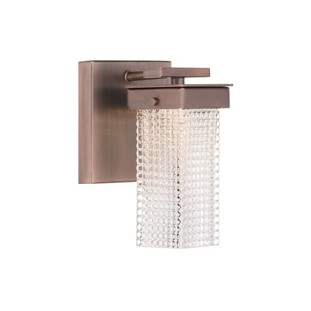 Minka Lavery Dewberry Lane 7.63" Tall LED Bathroom Sconce Dark Brushed Bronze