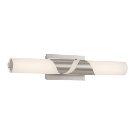 Minka Lavery Grafton 24" Wide Bathroom Vanity Light with Etched Glass Shade Brushed Nickel