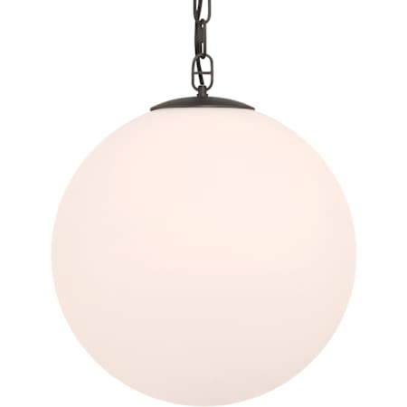 Minka Lavery Marbelle 16" Wide Pendant with Etched Alabaster Glass Shade Dark Bronze