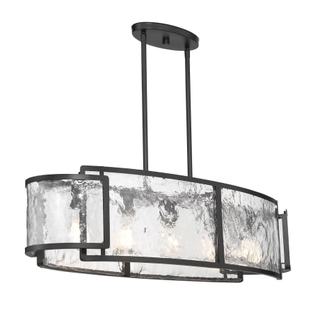 Minka Lavery Bella Collina 5 Light 48" Wide Linear Chandelier Coal