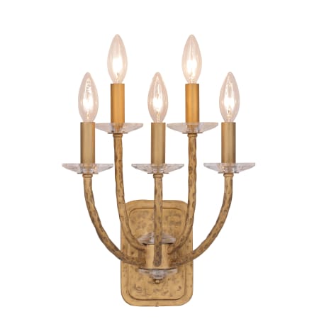 Minka Lavery Atella 5 Light 14" Tall Wall Sconce Ashen Gold