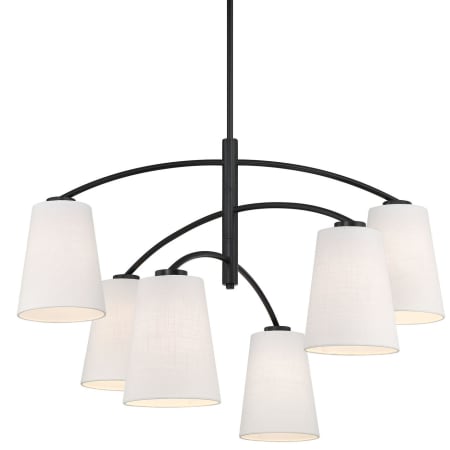 Minka Lavery Headington 6 Light 40" Wide Chandelier Coal