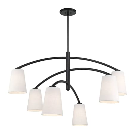 Minka Lavery Headington 6 Light 54" Wide Chandelier Coal