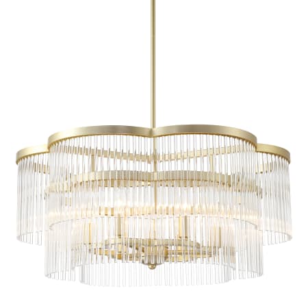 Minka Lavery Azura 6 Light 28" Wide Pendant Heirloom Brass