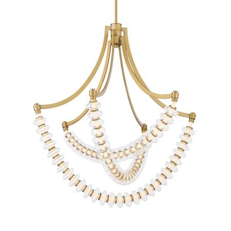 Minka Lavery Pearl 30" Wide Abstract Chandelier Legacy Brass