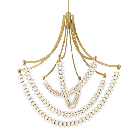 Minka Lavery Pearl 40" Wide Abstract Chandelier Legacy Brass