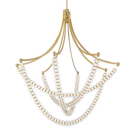 Minka Lavery Pearl 50" Wide Abstract Chandelier Legacy Brass