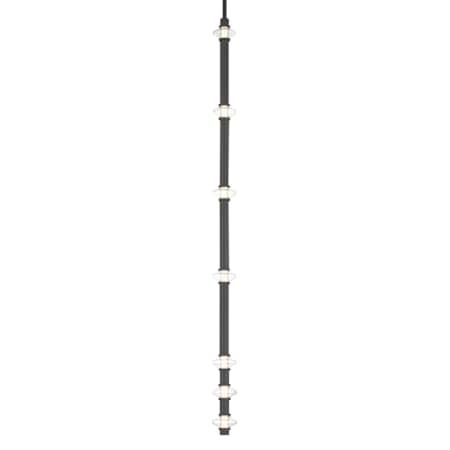 Minka Lavery Pearl 3" Wide LED Mini Pendant with Clear, Blown Glass Shades Dark Matte Black