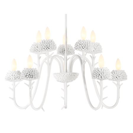 Minka Lavery North Fork 5 Light 30" Wide Taper Candle Style Chandelier Sand White