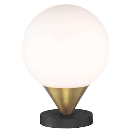 Minka Lighting Alluria 12" Tall Accent Table Lamp with LED Bulb Included Weathered Black / Autumn Gold